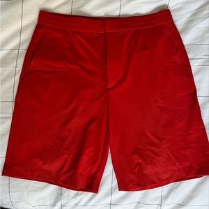 Theory Red Shorts